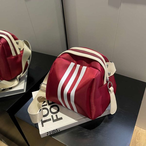 

no brand name summer striped nylon turtle bag shell bag tidal flow crossbody bag casual large capacity casual tidal small bag