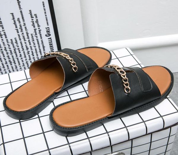 

trend mens womens summer rubber slippers sandals beach slide fashion scuffs threedimensional font indoor shoes size 37966561, Black