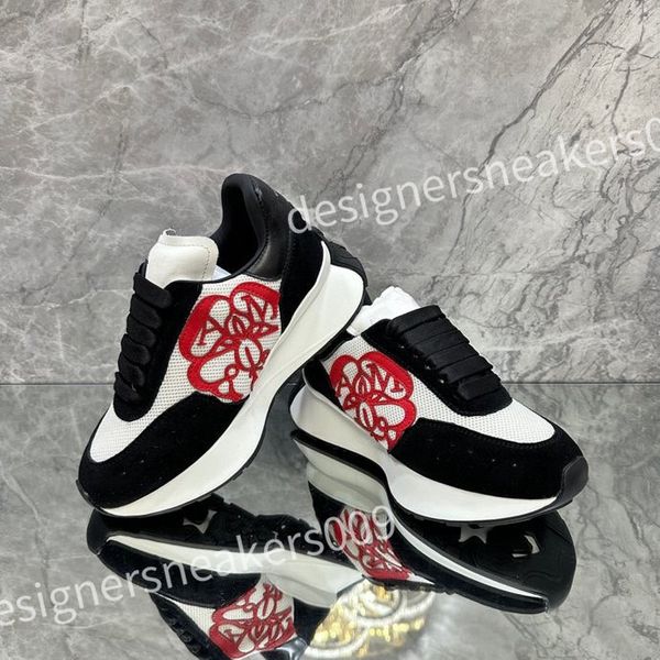 

2023 designer platform sports shoes men's trend training shoes multi color white fashion women's sports shoes retro casual shoes s, Black