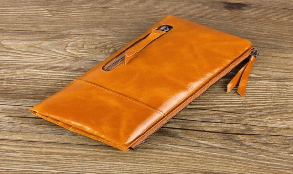 

dudini fashion genuine leather women wallet female fashion real cowhide wallet long design clutch double zipper female purse7683551113906, Red;black