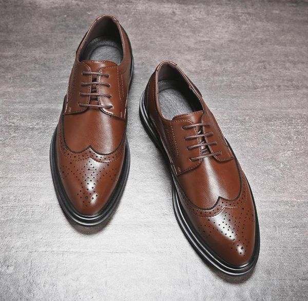 

dress shoes dxkzmcm handmade men oxfords leather brown formal office business wedding loafers1575169, Black