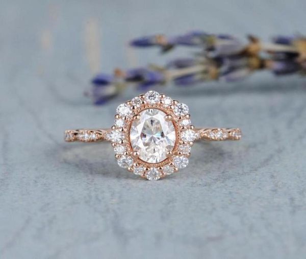 

wedding rings exquisite rose gold plated oval cut zircon engagement ring princess anniversary jewelry white lover039s gifts68250133336600, Slivery;golden
