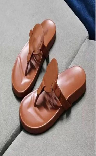 

2022 summer leather women sandals cork slippers casual double buckle s slides slip on flip flop beach shoes size35-43 with box5411806, Black