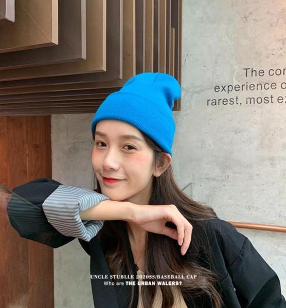 

beanie hat personalized embroidery lettertext name knit skullie cap slouchy winter autumn women and men hat 20102795753774295972, Blue;gray