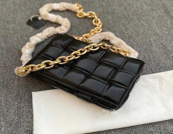 

leather weave bag women039s fashion fold versatile one shoulder crossbody wallet messenger bag chain handbag hole niche cas8205956, Red;black
