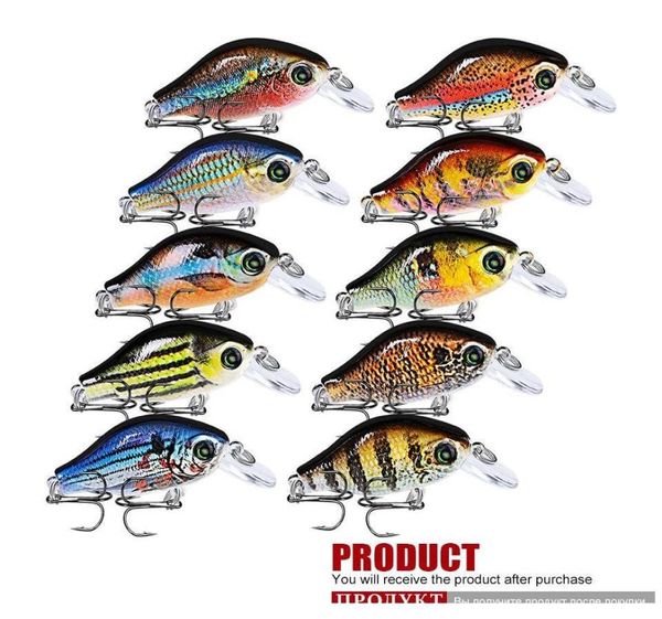 

baits lures fishing sports outdoorsmini blight painted squarebill crankbaits 10colors 52cm 85g shallow diving slowly rise wobb5188285