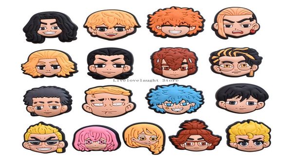 

wholesale anime cartoon soft rubber pvc shoe charm parts accessories decoration buckcle for bracelet wristband4803892, White;pink