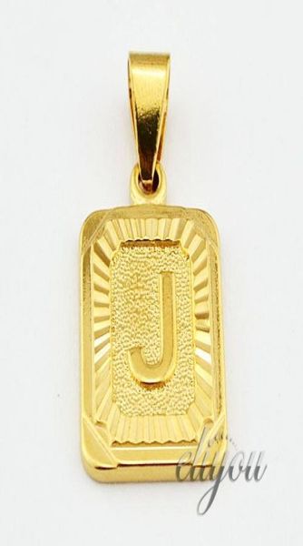 

az 26 initial letters pendant necklace strands strings for women men rose gold silver friendship love letter chain jewelry gift g5260756, Black