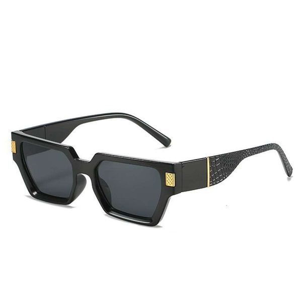 

style square sunglasses unique simple cross color glasses rivet, White;black