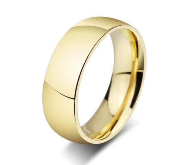 

whole stainless steel ring 18k gold rings for men and women wedding engagement ring r012192u7859754, Golden;silver