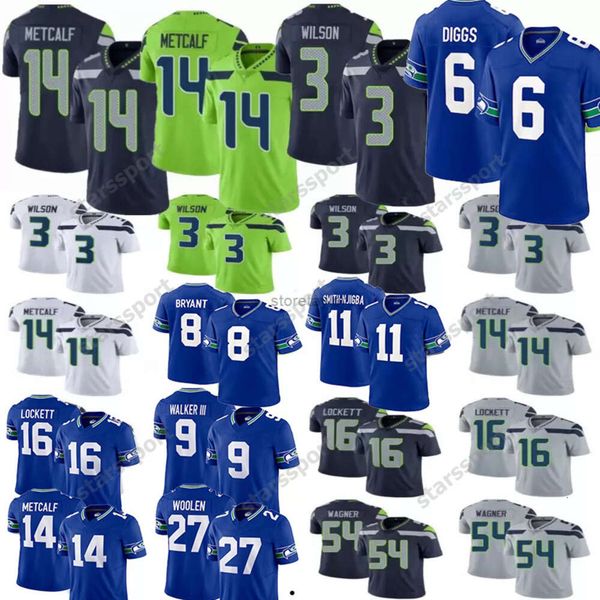 

mens 14 dk metcalf football jersey bobby wagner jaxon smithnjigba geno smith tyler lockett seattles devin bush kenneth walker iii drew lock