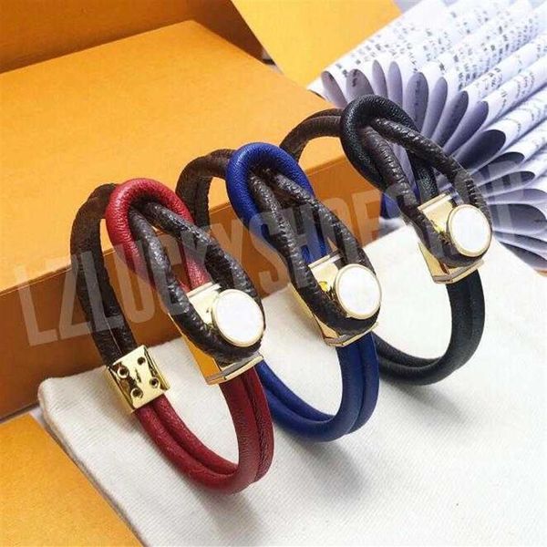 

handmade knots rope bracelet leather bangle classic for man women with letter luxury bracelets jewelry accesso283b, Golden;silver