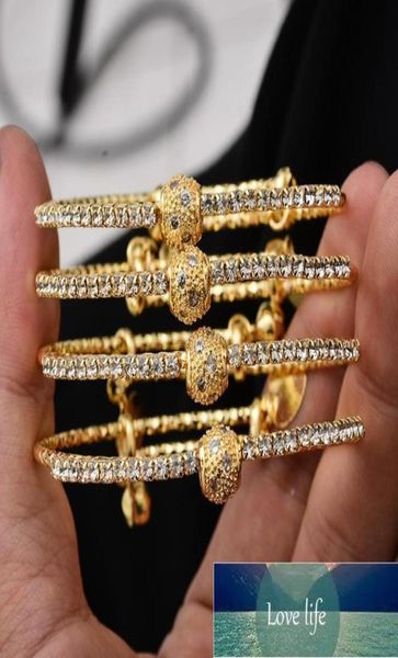 

bangle 4pcsset 24k gold color dubai wedding bangles for women micro inlay jewelry nigeria bracelets party gifts factory exp34943567847551, Black