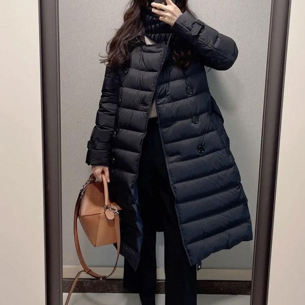 

Designer Women' Down Coat length long Fit Hooded Women Winter Coats Thickened Warm Winter Jacket Women Puffer Coat Top Coat