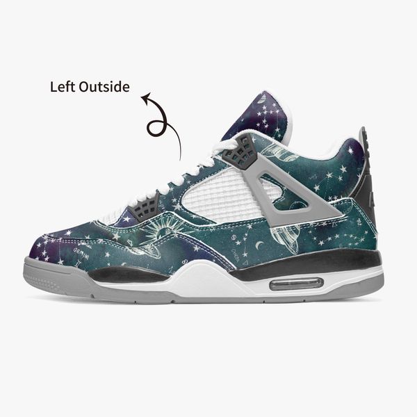 

diy custom basketball shoes mens and womens classic fashion starry sky patterned breathable trainers outdoor sports 36-46 a26