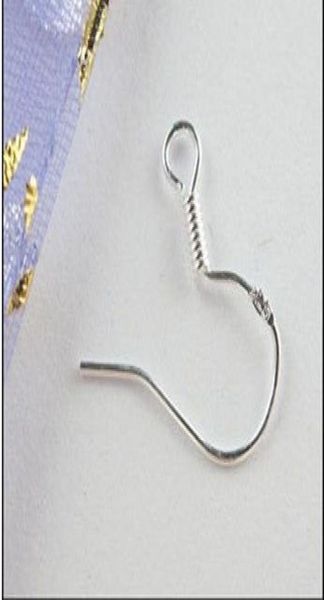 

200pcslot sterling 925 silver clasps hooks earring findings fishwire hooks jewelry diy 15mm fish hook fit earrings4017871