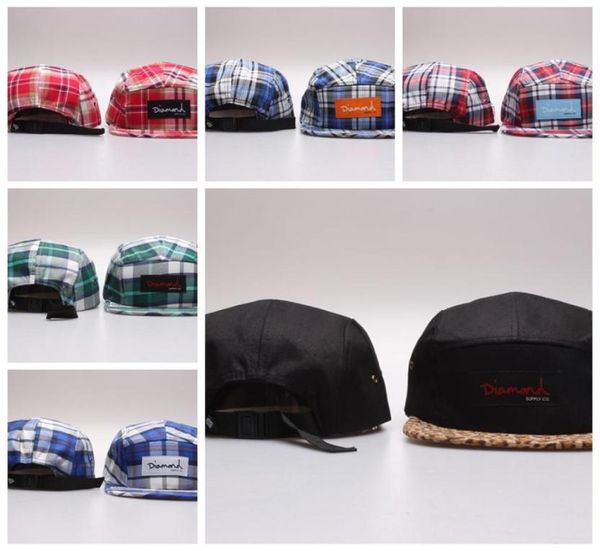 

diamonds supply co 5 panel camo strapback snapback hats men women gorras planas hip hop 2019 baseball caps1179567, Blue;gray