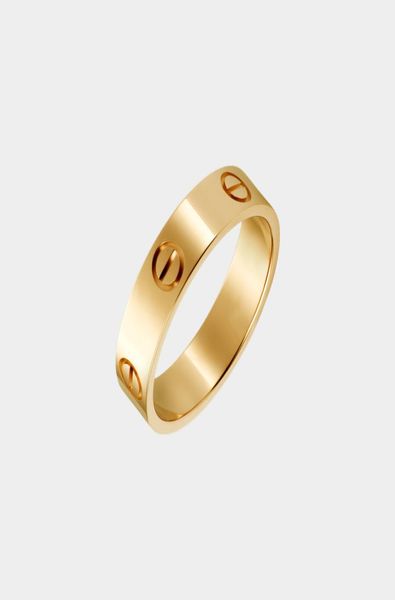 

love screw ring luxury designer jewelry for women gold rings titanium steel alloy goldplated classic fashion accessories never fa7531623, Silver