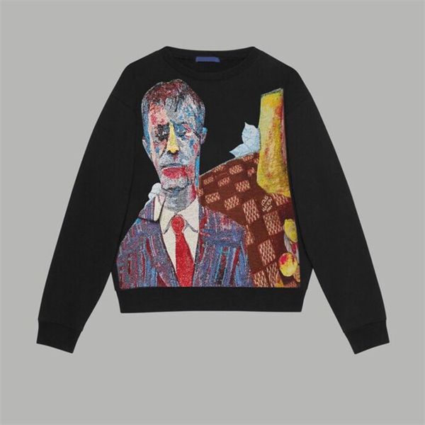 

men's plus size hoodies & sweatshirts fall/winter fried street poster letter logo graphic print hoodie couple sweatshirt p0-6g55, Black;brown