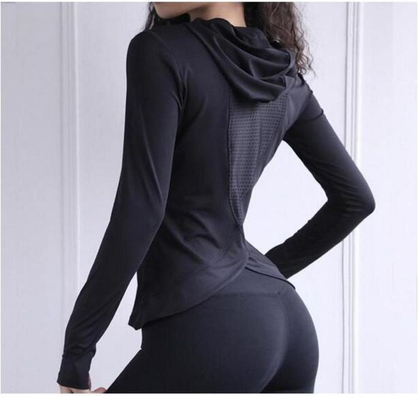 

luyogasports yoga shaping peach heart hoodie running sports fitness longsleeved clothes quickdrying women039s fitness thu6820715, White;red