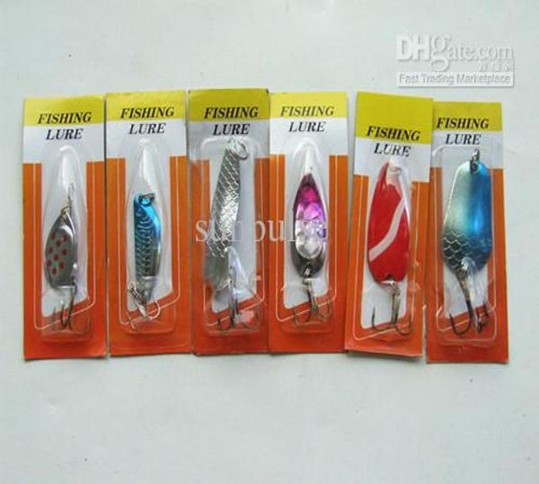 

selling 100pcslottrolling spinner spoon bait fishing lures 3g5g7g mixed baits9878259