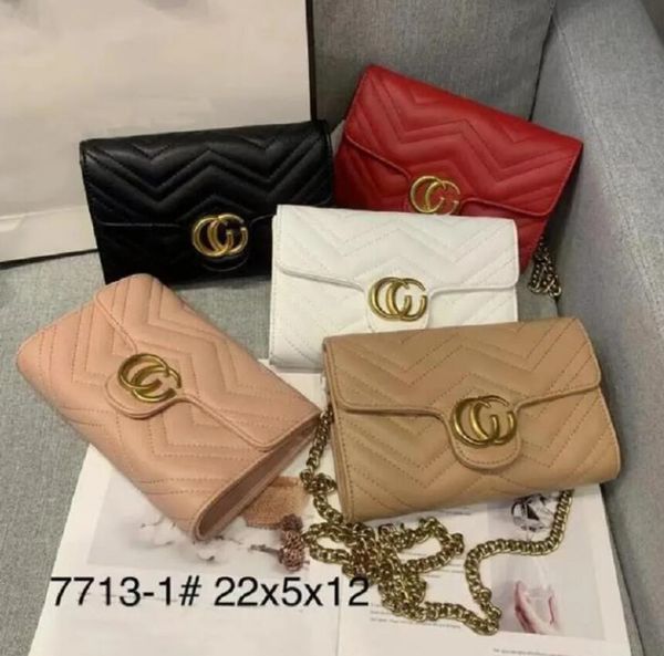 

high qulity classic designer womens handbags chain ladies composite tote pu leather clutch shoulder bags female purse with wallet