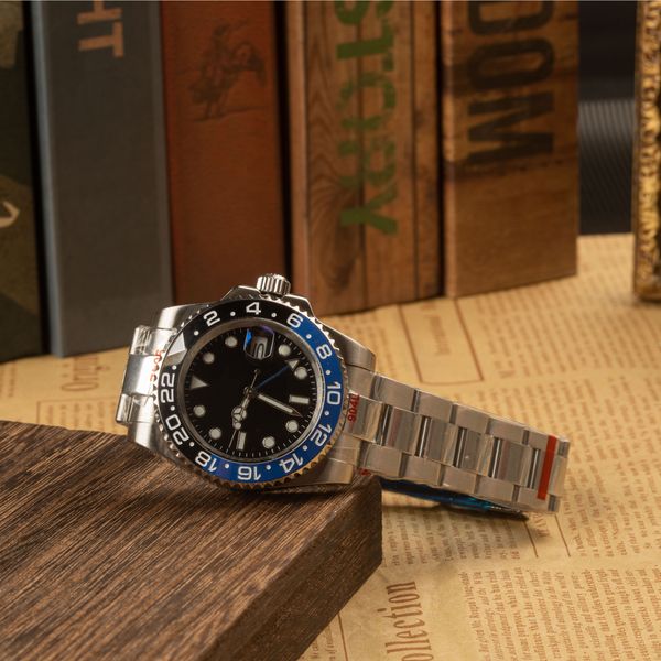 

mens designer automatic watch men's 41mm ceramic ring sapphire 2813 movement dial stainless steel rotatable watch waterproof mechanical, Slivery;brown