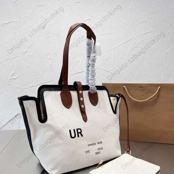 

shopping women's handbag tote bag canvas handheld leather single shoulder portable large capacity handbag