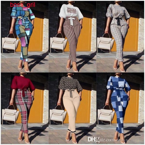 

new spring and autumn trendy street trendy womens tracksuits two pieces set designer clothing with 3/4 sleeves fashionable casual set, Gray