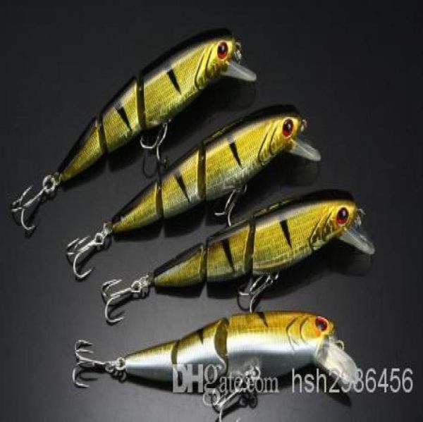 

whole lot20 fishing lures jointed crankbaits hook bass 155g105cm5515558