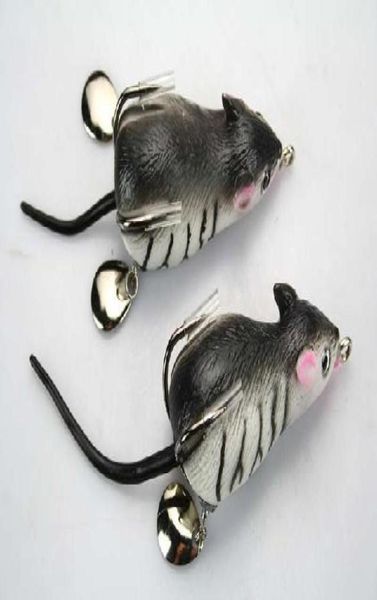 

whole lot 10 mouse fishing lures crankbait hand baits hooks pvc bass 204g75cm 9660566