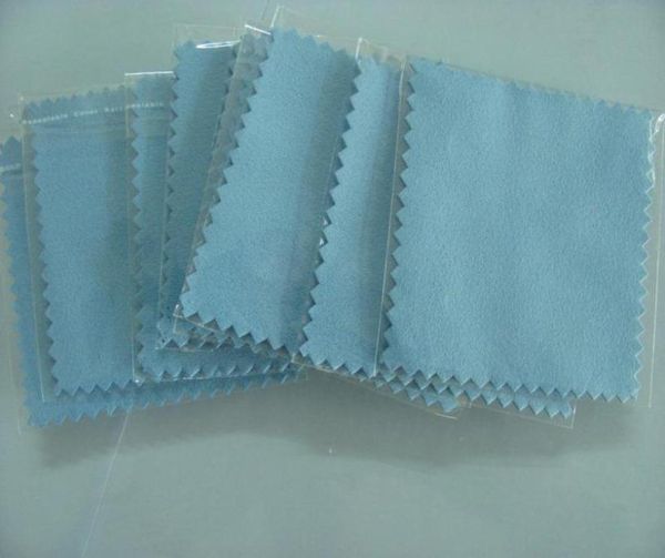 

8585cm 100pcspack silver polish cloth for 925 sterling silver pearl golden jewelry quality whole 3993640, Blue