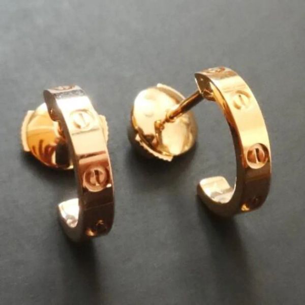 

designer earrings designer for women luxury earrings eternal classic aristocratic luxury women's screw earrings gold, rose gold and sil, Golden;silver