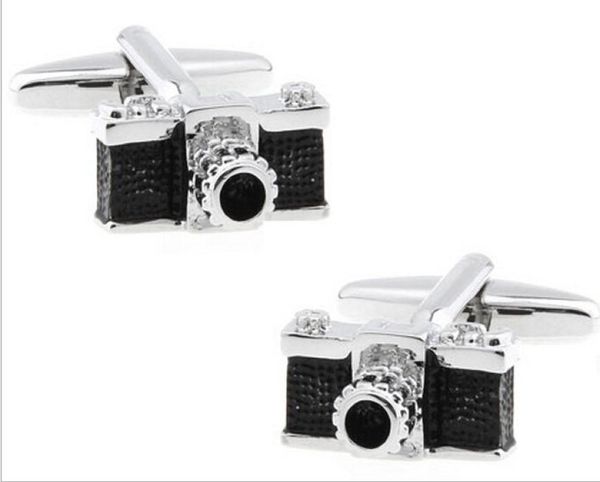

unique design camera cufflinks for mens copper cufflink wedding cuff link fashion jewelry xmas gift c0535301871, Silver