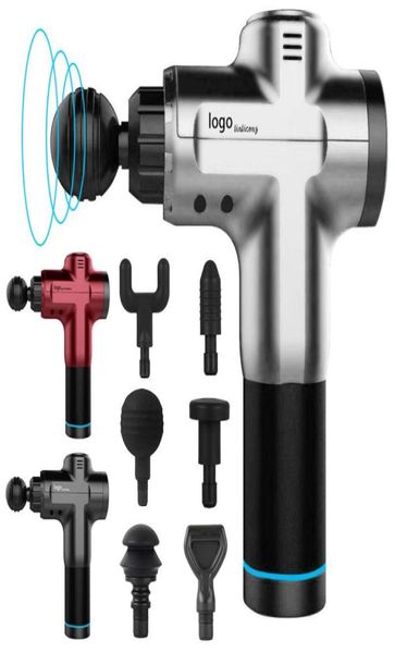 

electric muscle massage gun high speed vibration massager gun use after fitness decompose relief pain relax body2457233