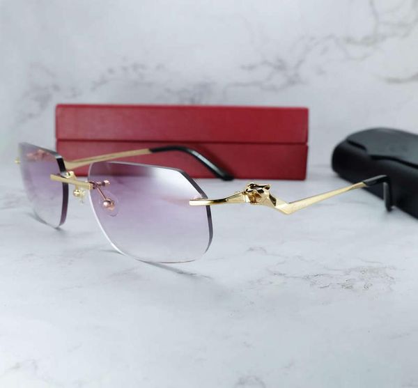 

21s polygon men039s decoration random panther stylish sunglass vintage shades eyewear retro sunglasses1539490, White;black