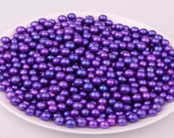 

high luster loose round edison pearls dyed color 10 different colors for jewelry diy 2936961, White