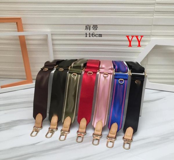 

accessories shoulder straps for match 3 piece bag set old flower handbag women crossbody bag canvas parts strap 7 colors pink8685904, Black