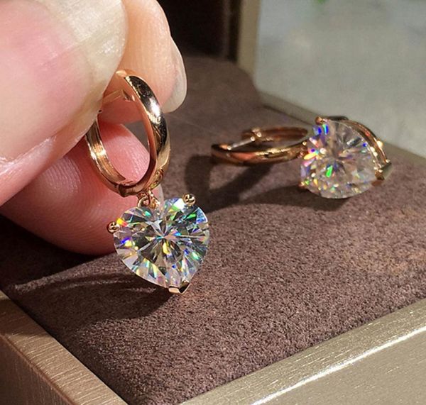 

small circle earrings circular water drop zircon lovely allmatch ear buckle small rarring female4555581, Golden;silver