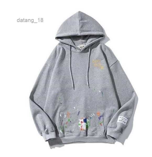 

galleryess designer hoodiess mens womens deptss hoodies pullover tracksuit crewneck loose long sleeve black gray white streetwear 20 53cp