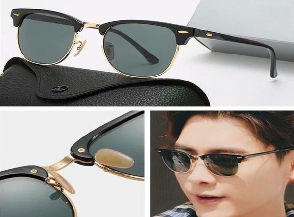 

2021 luxury new brand polarized designer sunglasses men women pilot sunglasses uv400 eyewear glasses metal frame polaroid lens sun8297499, White;black