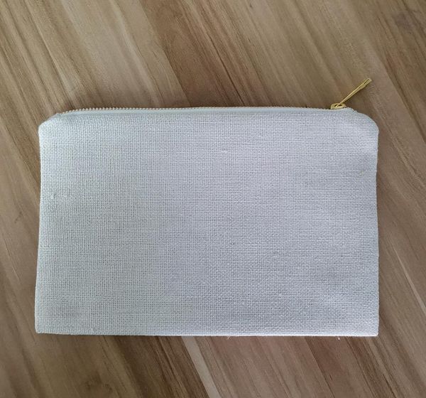 

beige linen makeup bag blank linen cosmetic bag sublimation blanks faux linen makeup pouch for heat vinyl press6224337