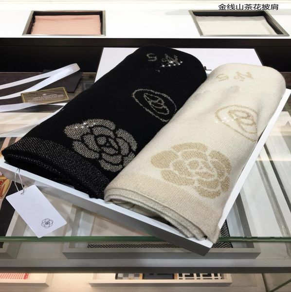 

luxury winter cashmere scarf fine print for women brand designers soft and thick warm fashion wool long shawl wrap8304113, Blue;gray
