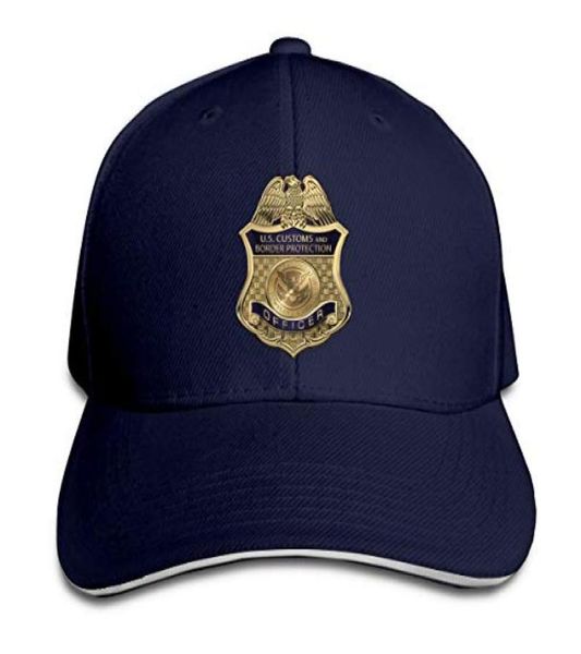 

us customs and border protection baseball cap adjustable peaked sandwich hats unisexe men women baseball sports outdoors hiphop 1859474, Blue;gray