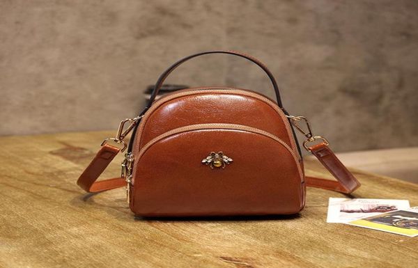 

small bag for women 2021 new fashionable retro bee small round bag allmatch messenger bag for women fashionable shoulder mini wom6838591
