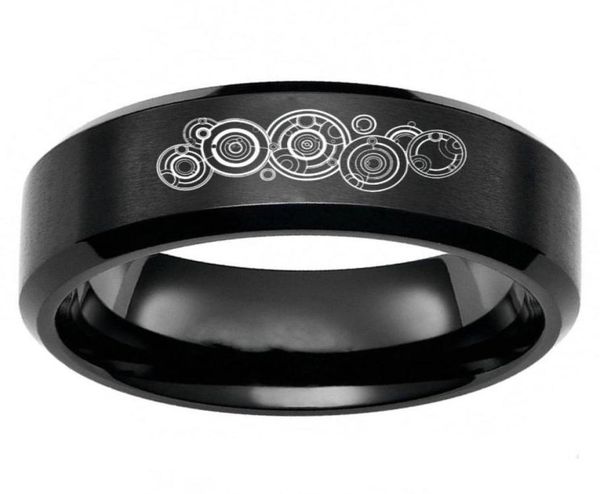 

fashion doctor who seal of rassilon symbol rings stainless steel band mens jewelry gift size 61361950944027057, Silver