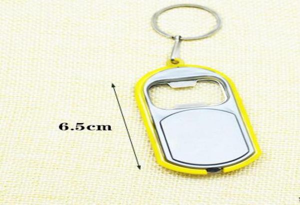 

3 in 1 beer bottle opener led light lamp key chain keychain ring8077947, Silver