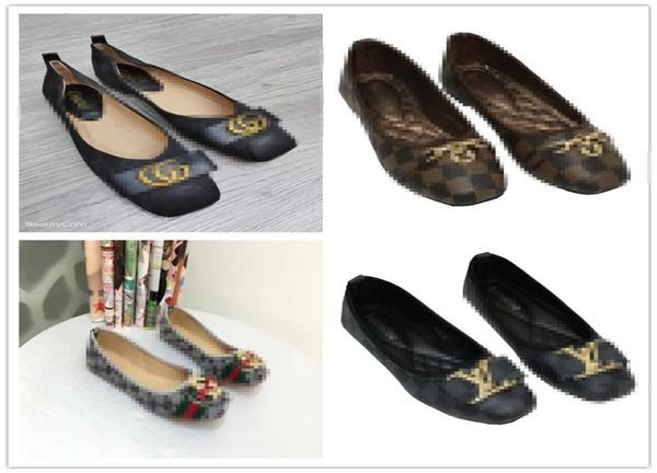 

fashion shoes designer luxury ladies doug slippers slides sandal flip flops striped leather business girl ballet shallow mouth wom1960743, Black