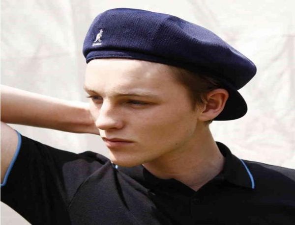 

er shop kangroo kangaroo spitfire beret painter newsboy octagonal hat lovers tide24854123359535, Blue;gray