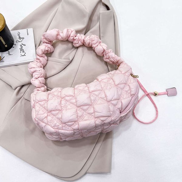 

no brand name new korean version versatile and versatile cloud fold underarm wrap leisure dumpling wrap single shoulder crossbody bag female